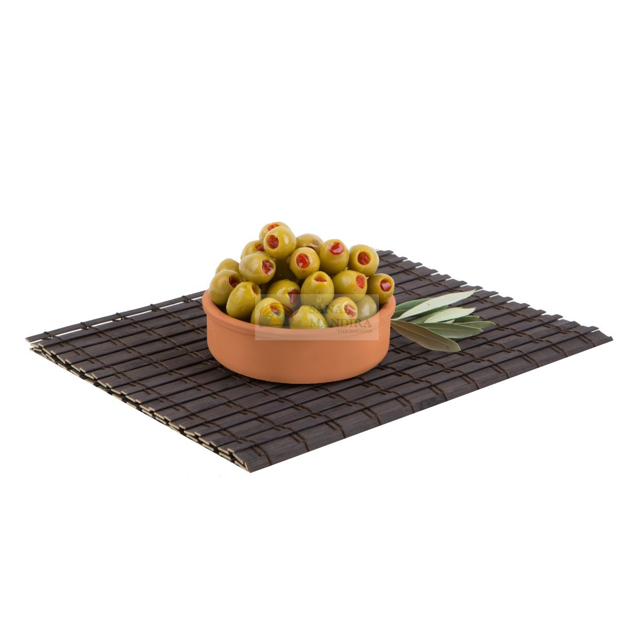 BİBERLİ YEŞİL ZEYTİN 500 GR